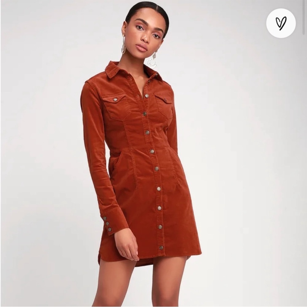 Free People Dynomite Long Sleeve Mini Dress